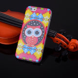 For iphone 6 6S Cute Owl Tower Flag Pattern TPU Soft Case For Apple iPhone6 6G 4.7" Cell Phone Protective ShockProof Back Cover