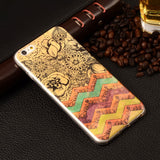 For iphone 6 6S Cute Owl Tower Flag Pattern TPU Soft Case For Apple iPhone6 6G 4.7" Cell Phone Protective ShockProof Back Cover