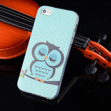 For iphone SE Owl Tower Flag TPU Soft Case For Apple iphone 5 5S Back Cover For iphone5 Mobile Cell Phone ShockProof Bags