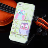 For iphone SE Owl Tower Flag TPU Soft Case For Apple iphone 5 5S Back Cover For iphone5 Mobile Cell Phone ShockProof Bags