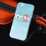 For iphone SE Owl Tower Flag TPU Soft Case For Apple iphone 5 5S Back Cover For iphone5 Mobile Cell Phone ShockProof Bags