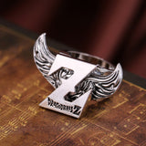 J&R Store Rings Angel Wings Z Logo Rings for Women DRAGON BALL Stainless ring 2015 New Arrived Fashion Men Jewelry Accessories